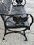 Mid 20th Century Contemporary Art Nouveau Style Cast Aluminum Garden Patio Garden Bench Loveseat For Sale - Image 12 of 15
