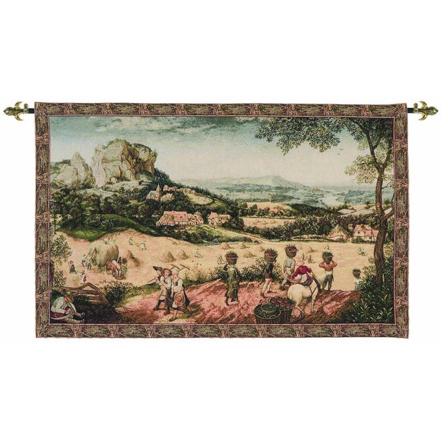 This tapestry is from the Renaissance painting by Peter Brueghel (Bruegel). A Flemish painter and print maker, he painted...