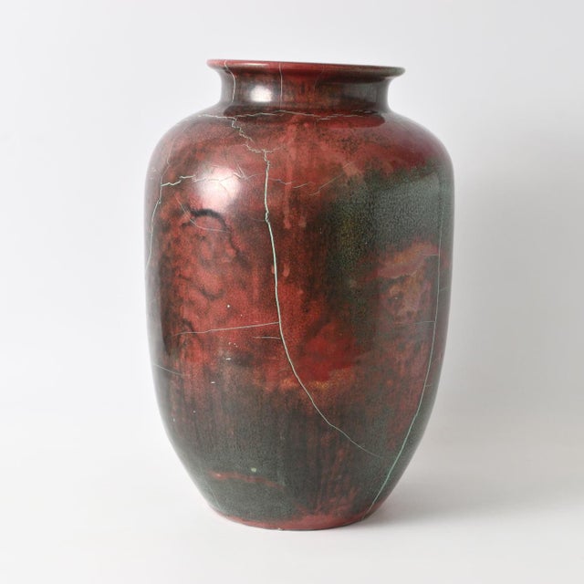 German Studio Pottery Vase by Richard Uhlemeyer, 1930s, in Good conditions. Designed 1920 to 1949 This piece has an...