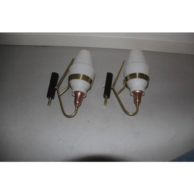 Italian Wall Sconces, 1950s, Set of 2 For Sale - Image 3 of 8