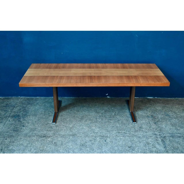 1970s Scandinavian Height-Adjustable Coffee Table in Wood and Chrome, 1970s For Sale - Image 5 of 17