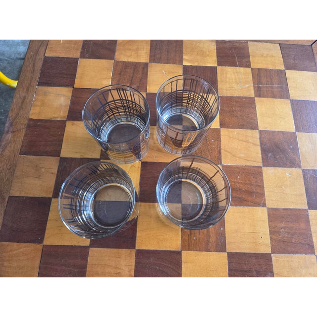 English Vintage Krosno Poland Bar Glasses - Set of 4 For Sale - Image 3 of 3