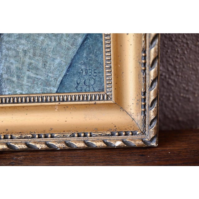 Portrait of a Child, Oil Painting, 1930s, Framed For Sale - Image 3 of 7