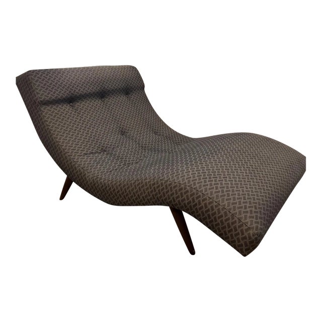 1960's Adrian Pearsall Style Wave Chaise Lounge Model 108-C | Mid-Century Modern For Sale