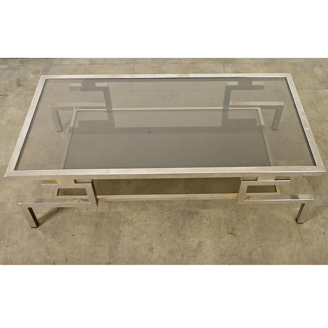 Late 20th Century French Vintage Coffee Table in the Manner of Guy Lefèvre For Sale - Image 5 of 11