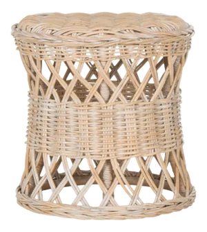 Wicker Round Table in Natural