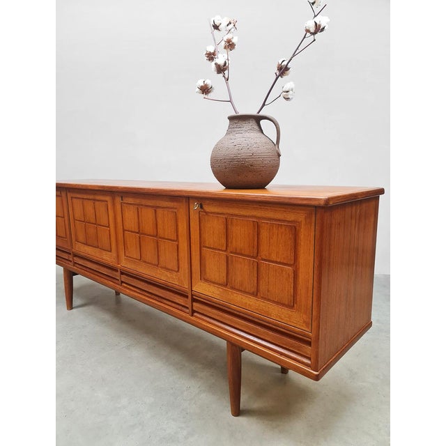 Wood Mid-Century Scandinavian Sideboard Credenza from Nordas Bruk, 1960s For Sale - Image 7 of 7