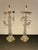 Metal Mid Twentieth Century Glass Column Table Lamps, a Pair For Sale - Image 7 of 7