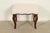 A gorgeous French Provincial Louis XV style ottoman or footstool In the manner of Baker Furniture By Hillsdale Furniture...
