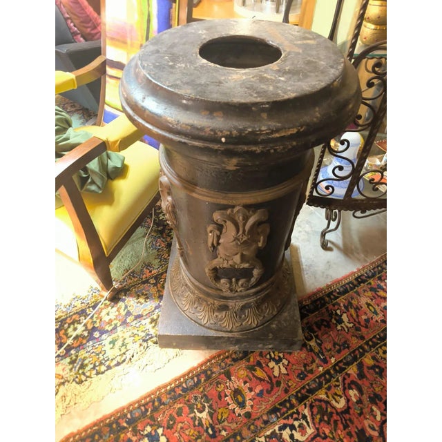 French Cast Iron Pedestal Bases, 1920s-1940s, Set of 2 For Sale - Image 4 of 11