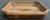 Wood Vintage Square Bamboo & Rattan Clipped-Corner Serving Tray For Sale - Image 7 of 12