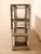 Late 20th Century Chrome & Mirrored Glass Étagère Console With X-Brace Detail For Sale - Image 4 of 12