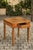 Brown Italian 1820s Neoclassical Walnut Side Table with Large Banding and Tapered Legs For Sale - Image 8 of 12