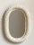 Vintage Wicker Wall Mirror in Crème For Sale - Image 11 of 13