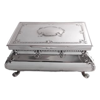 Sterling Silver Jewelry Box, 1990s. For Sale