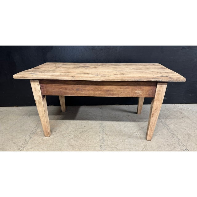 Brown French Normandy Oak Coffee Table, 1860 For Sale - Image 8 of 10