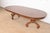 Thomasville Regency Walnut and Burl Wood Double Pedestal Extension Dining Table, Newly Refinished For Sale - Image 13 of 13