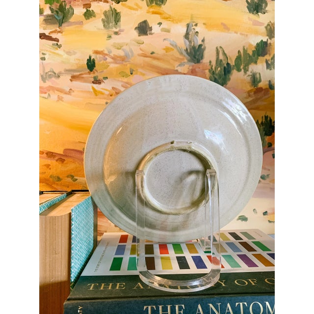 Late 20th Century Italian Style Hand Painted Studio Pottery Bowl For Sale In Dallas - Image 6 of 7