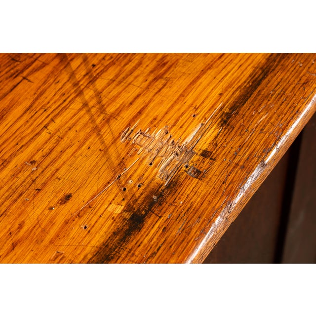 Early 20th Century Oak Flat File Cabinet With Side Storage For Sale - Image 15 of 15