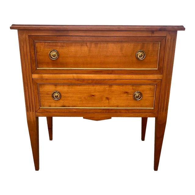 French 19th Century Louis XVI Solid Walnut Chest of Drawers / Commode For Sale