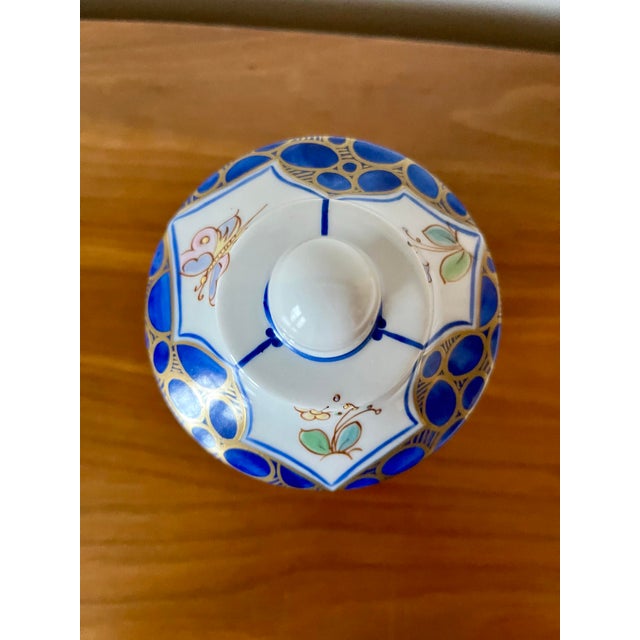 Late 20th Century Sherle Wagner Porcelain Chinoiserie Lidded Jar Italy For Sale - Image 5 of 11