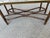 Traditional Regency Style Small Scale Brass Frame Glass Top Coffee Table Faux Bamboo Base For Sale - Image 3 of 12