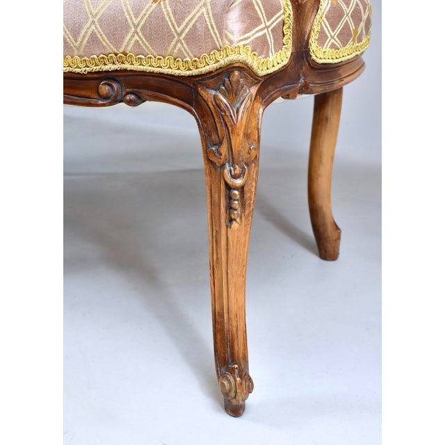 1980's French Louis XV Style Cane Settee, Italy For Sale - Image 10 of 13