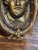 English Antique Bronze 19th Century William Shakespeare Doorknocker For Sale - Image 3 of 9