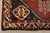 Shiraz Rug 3’4” X 5’7” Red Wool Vintage Tribal Hand-Knotted Oriental Carpet For Sale - Image 10 of 13