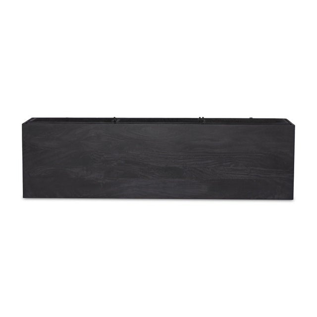 Four Hands Carmel Media Console - Black Wash For Sale - Image 12 of 12