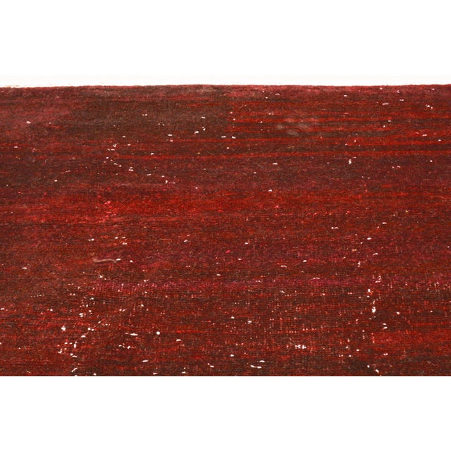 Vintage Moroccan Azilal tribal hand knotted rug with natural colors and fine weave.