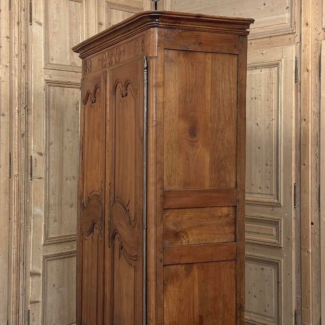19th Century Country French Fruitwood Armoire From Normandy For Sale - Image 14 of 18