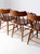 Antique Wood Captain's Chairs Set 3 For Sale - Image 14 of 15