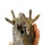 Figurative Heavy Brass Owl Burrowing Ground Bird Etched Statue For Sale - Image 3 of 5