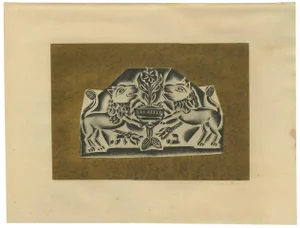 Nathan Altmann, Die Löwen, 1923, Paper