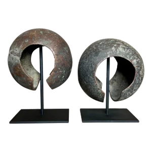 Antique African Mbole Copper Currency Forms