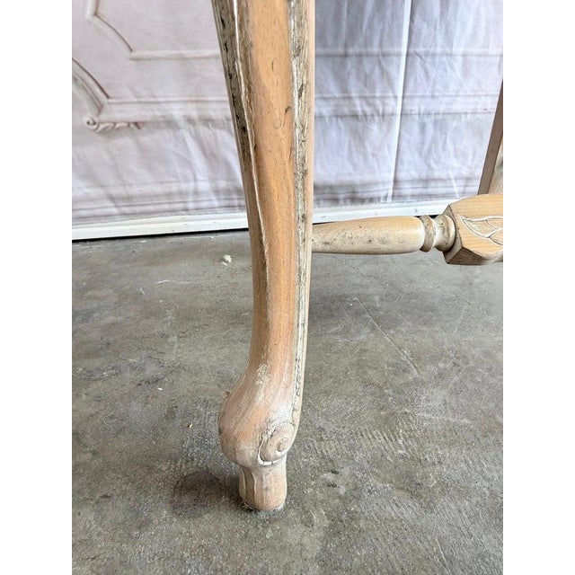 Set of 10 19th Century French Provincial Bleached Oak Ladderback Dining Chairs For Sale - Image 14 of 18