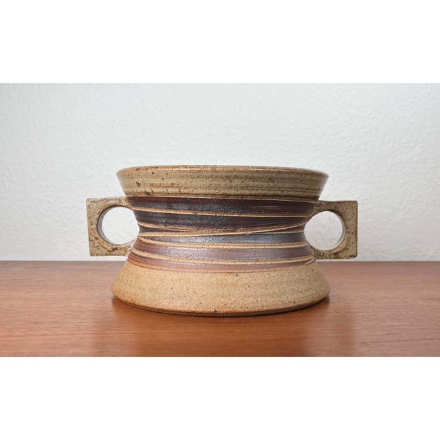 Mid-Century Modern Danish Studio Pottery Bowl by Tue Poulsen for Tue Keramik, 1960s For Sale - Image 15 of 15