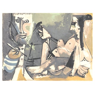 1991 Picasso "The Artist and His Model" Serigraph For Sale
