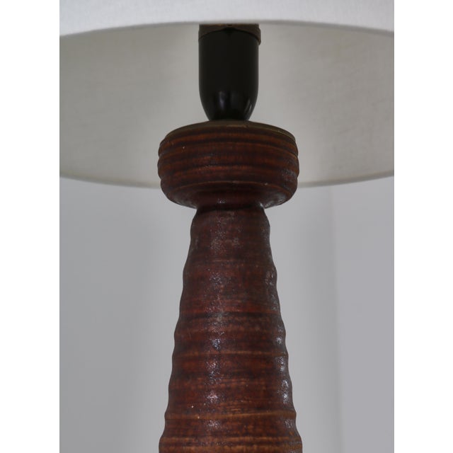 Art Nouveau Ceramic Table Lamp from Hans Henrik Petersen Hpk, Denmark, 1930s For Sale - Image 4 of 18