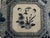 Blue Antique Japanese Blue and White Octagonal Plate With Floral Design For Sale - Image 8 of 18