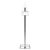 Silver Viewpoint Floor Candleholder in Stainless Steel by Metalmorphosis Studio For Sale - Image 8 of 8