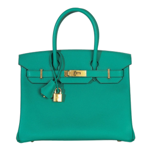 Vert Jade Epsom Birkin 30 GHW
