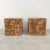 Mid-Century Modern Pair of Vintage 1970s Cork Cube End Tables Minimalist Square Side Tables – Postmodern Style For Sale - Image 3 of 11