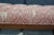 Pink Antique English Regency Mahogany X Frame Paisley Tufted Ottoman Stool Bench For Sale - Image 8 of 18