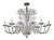 Impressive Venetian Curls Chandelier in Clear Murano Glass with Style by Simoeng for Simoeng For Sale