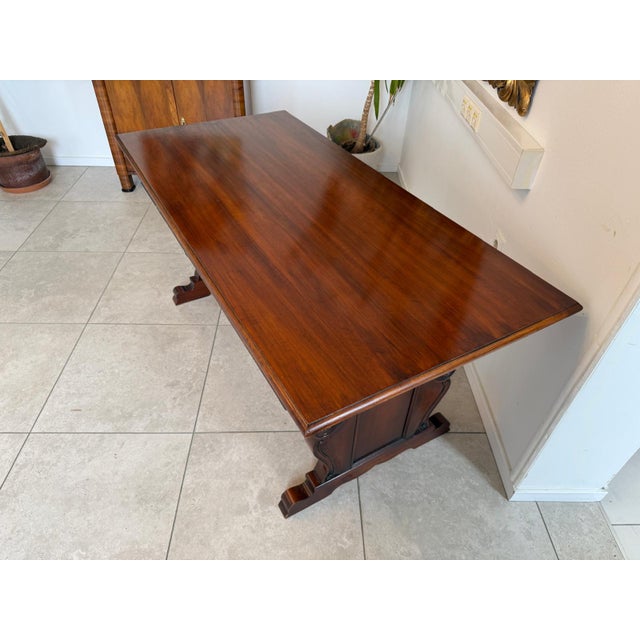 Baroque Style Writing Desk, 1970s For Sale - Image 10 of 15