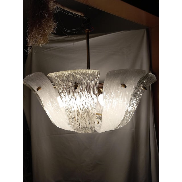 Rare j.t. Kalmar pendant lamp in excellent condition, equipped with 12x e27 sockets, fully functional. I have official...