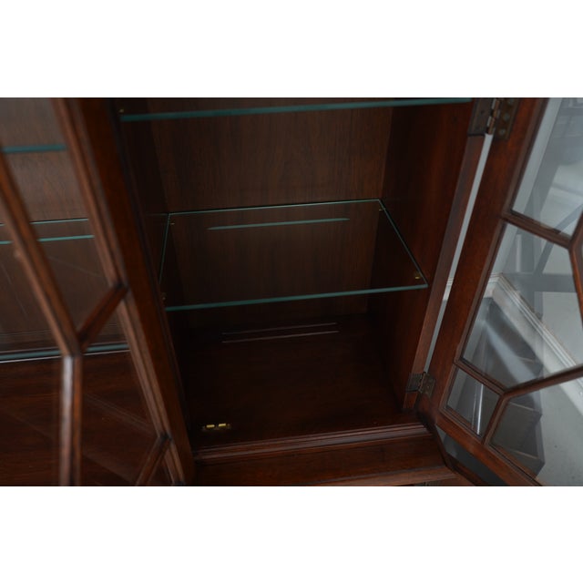 Wood Henkel Harris Model 2365 Mahogany London Breakfront For Sale - Image 7 of 18