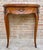 French Demi Lune Folding Card or Console Table with Baize Top, 1900s For Sale - Image 4 of 18